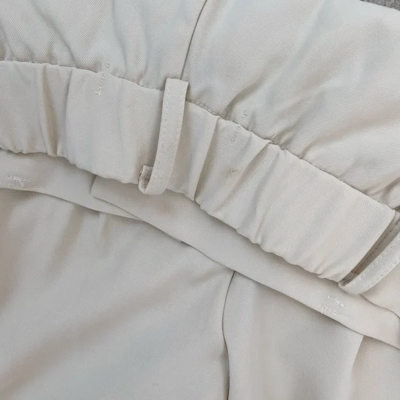 French Connection Cream Wide Leg Pants - Picture 5 of 8